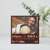 ビッグフォト卒業招待状発表 招待状 (スタンド正面)