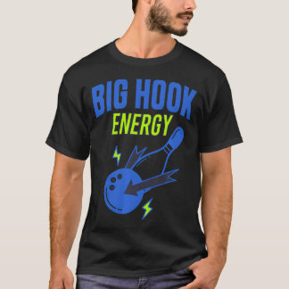ビッグフック エネルギー おもしろ 釣り Tシャツ