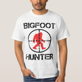 ビッグフットおもしろいハンタービッグフット恋人 Tシャツ