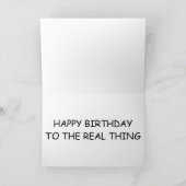 ビッグフットおよびラリーのバースデー・カード カード (内部)