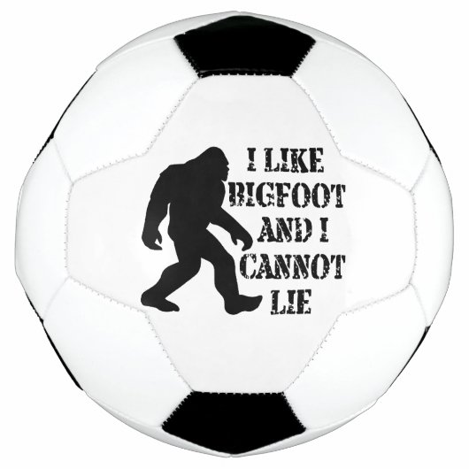 ビッグフットが好きで隠しきれない  サッカーボール (正面)