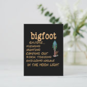 ビッグフットが楽しむ ポストカード (スタンド正面)
