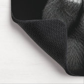ビッグフットとアライグマの中指 マウスパッド (コーナー)