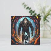 ビッグフットとオオカミのポータル カード (スタンド正面)