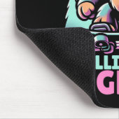 ビッグフットとチリンのアルパインウィンタースポーツスノーボア マウスパッド (コーナー)