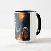 ビッグフットとチーフムーンライトフォレストの集まり マグカップ (正面右)