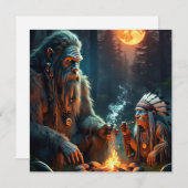 ビッグフットとチーフムーンライトフォレストの集まり 招待状 (正面/裏面)