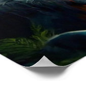 ビッグフットとチーフムーンライトフォレスト ポスター (角)