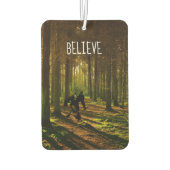 ビッグフットとテニスラケットの森 カーエアーフレッシュナー (裏面)