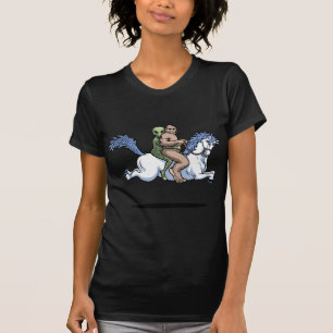 ビッグフットのエイリアン、ユニコーン Tシャツ