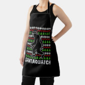 ビッグフットのクリスマスシャツ エプロン (インサイチュ)