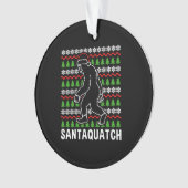 ビッグフットのクリスマスシャツ オーナメント (正面)