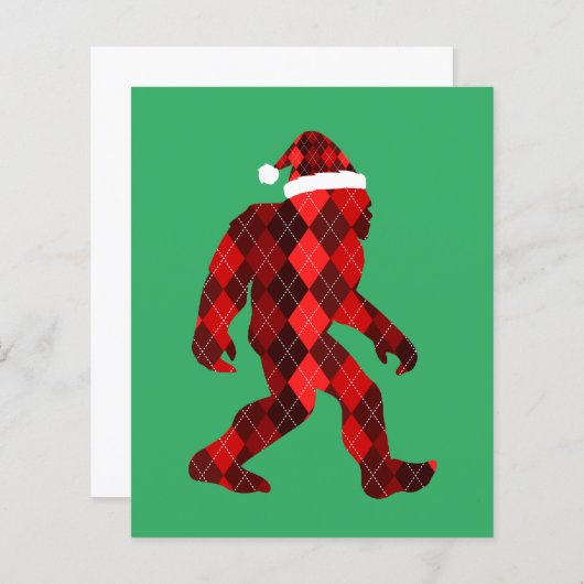 ビッグフットのクリスマス – おもしろいクリスマス (正面/裏面)