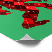 ビッグフットのクリスマス – おもしろいクリスマス ポスター (角)