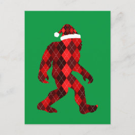 ビッグフットのクリスマス – おもしろいクリスマス ポストカード