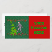 ビッグフットのクリスマス シーズンカード (正面/裏面)