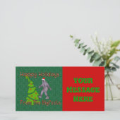 ビッグフットのクリスマス シーズンカード (スタンド正面)