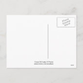 ビッグフットのクリスマス シーズンポストカード (裏面)