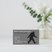 ビッグフットのシルエット 名刺 (スタンド正面)