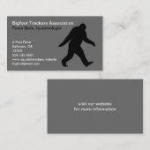 ビッグフットのシルエット 名刺 (正面/裏面)