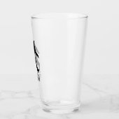 ビッグフットのシルエット| Somethinの臭いSquatchy タンブラーグラス (左)