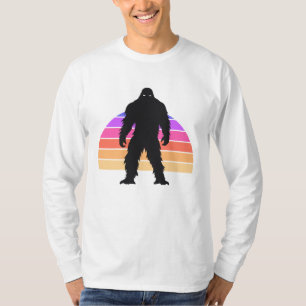ビッグフットのシルエット Tシャツ