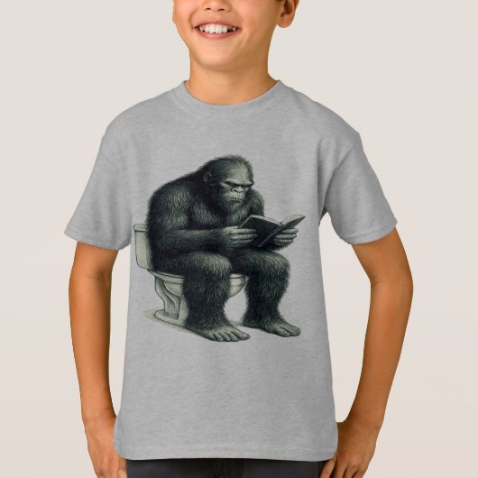 ビッグフットのトイレ Tシャツ (正面)