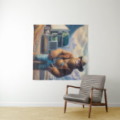 ビッグフットのトラックドライバー タペストリー (インサイチュ(横))