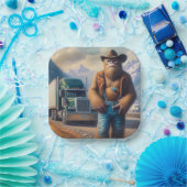 ビッグフットのトラックドライバー ペーパープレート (パーティー)