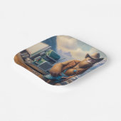 ビッグフットのトラックドライバー ペーパープレート (傾斜あり)