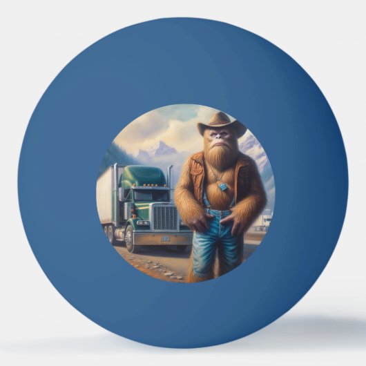 ビッグフットのトラックドライバー 卓球ボール (正面)