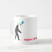 ビッグフットのハッピーバースデー! コーヒーマグカップ (正面左)