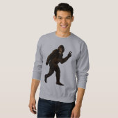 ビッグフットのピースサイン スウェットシャツ (正面フル)