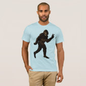 ビッグフットのピースサイン Tシャツ (正面フル)