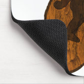 ビッグフットのプリント マウスパッド (コーナー)