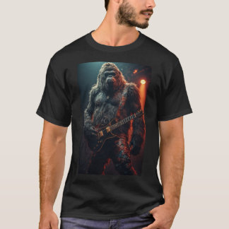 ビッグフットのロック・スター Tシャツ
