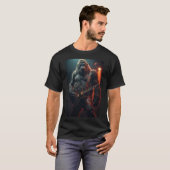 ビッグフットのロック・スター Tシャツ (正面フル)