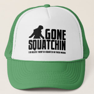ビッグフットの信者のためのおもしろいな行ったSQUATCHINの帽子 キャップ