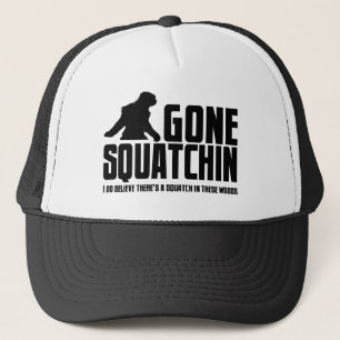 ビッグフットの信者のためのおもしろいな行ったSQUATCHINの帽子 キャップ
