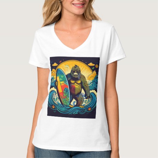 ビッグフットの夏のシャツ Tシャツ (正面)
