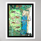 ビッグフットの子供踊りのまわりにアメイポール ポスター (正面)