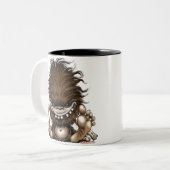 ビッグフットの小さいマグ ツートーンマグカップ (正面左)