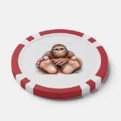 ビッグフットの幸せな足 ポーカーチップ (シングル)