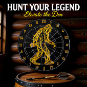 ビッグフットの投げ技も伝説的 ダーツボード