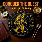 ビッグフットの投げ技も伝説的 ダーツボード