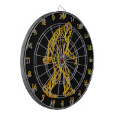 ビッグフットの投げ技も伝説的 ダーツボード (正面左)