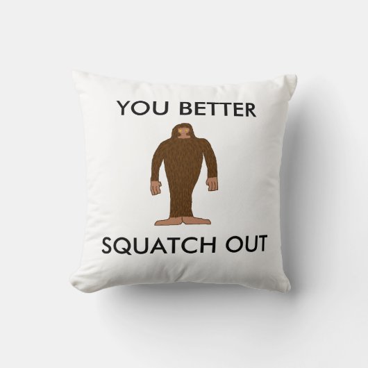 ビッグフットの枕 クッション (正面)