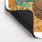 ビッグフットの漫画のマウスパッド! マウスパッド (コーナー)