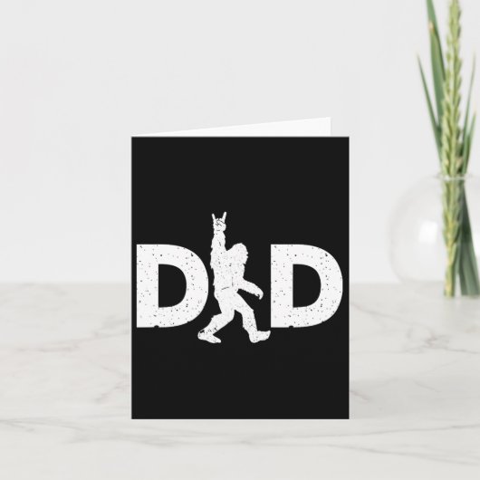 ビッグフットの父の日 カード (正面)