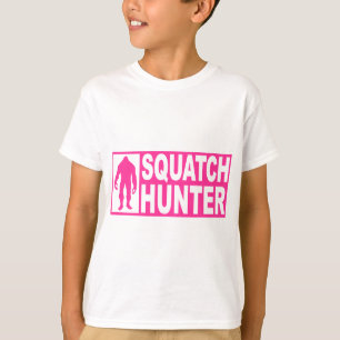 ビッグフットの版を見つけるおもしろいなSQUATCHのハンターのギア Tシャツ